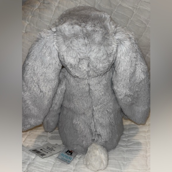 Jellycat Original Gray Bashful Bunny NWT - Picture 4 of 5